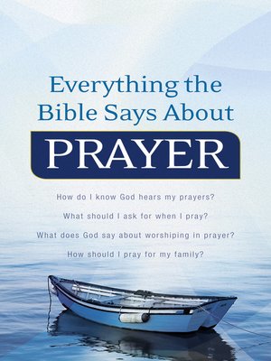 cover image of Everything the Bible Says About Prayer